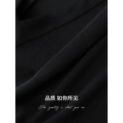 COCOBELLA微透视V领短袖T恤女25春夏蝙蝠袖针织衫TS7081-2 商品图4