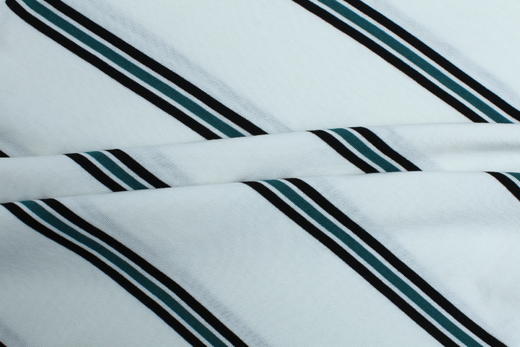 Marco Azzali 横条纹短袖针织衫 KK58295A3 商品图2