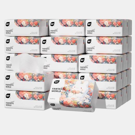 植护气垫纸面巾奇妙童话10包1袋快递袋装 商品图3