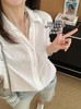 缪斯衬衫法式重工蕾丝花边拼接V领长袖衬衫 商品缩略图7