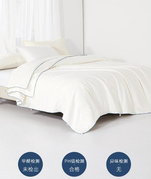 水星家纺全棉提花抗菌抑菌蚕丝二合一被柔软亲肤冬被子母被严选 商品图0