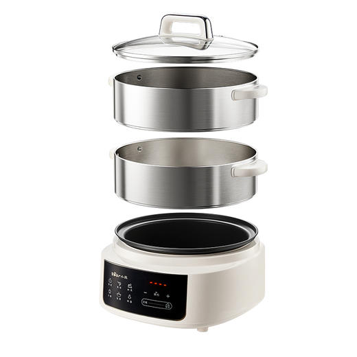 小熊/Bear 多功能电蒸锅 DZG-E45L6-P01 米白色 电子式 蒸笼 商品图1