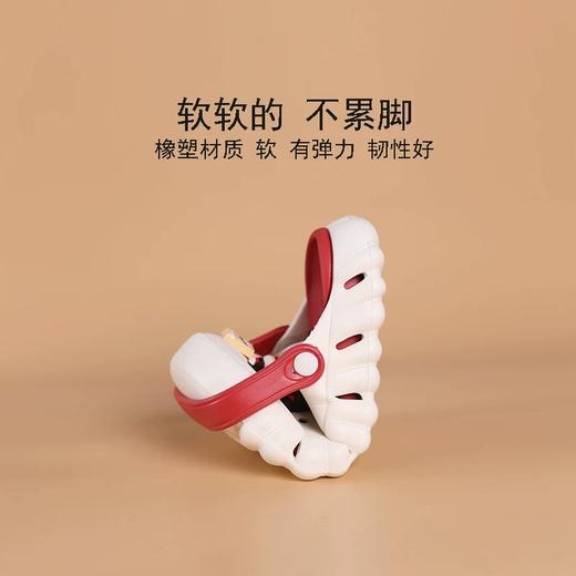 【全码段】亲子儿童洞洞鞋女士夏外穿卡通包头拖鞋男童女孩防滑软底中童小孩沙滩凉鞋【WG25336/WG25337】 商品图4