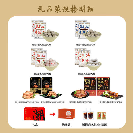 潮满峰 一品潮味套装 3200g 商品图1