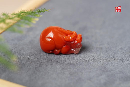 南红貔貅吊坠【灵貅】 配精美挂绳 商品图4