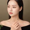 MEMORA诗普琳黄金戒指小金圈简约素圈细小戒指叠戴足金尾戒HR2002 商品缩略图1