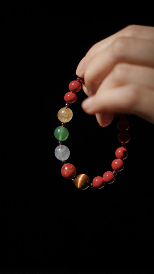 素园 五行朱砂手串 商品图1