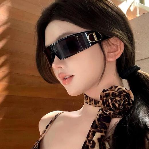 增送盒子【一镜两用！发箍墨镜】发箍墨镜网红女二合一潮流眼镜防紫外线太阳镜，发箍框型设计前卫,未来感十足。ry 商品图2