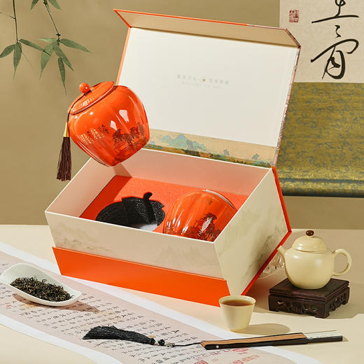 【吉星高照】去寻 微信会员专享  武夷原产 金骏眉 正宗品质 鲜活甘爽 禧悦橙红 大气茶礼 净含量250g 商品图3