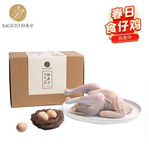春日成长套餐：林间散养仔鸡 一只  + 30枚有机鸡蛋一盒 全国配送（偏远地区除外） 商品图0