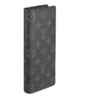 LOUISVUITTON Brazza 经典老花印花长款 Taurillon皮革拼牛皮革 钱夹钱包男款 黑色 商品缩略图0
