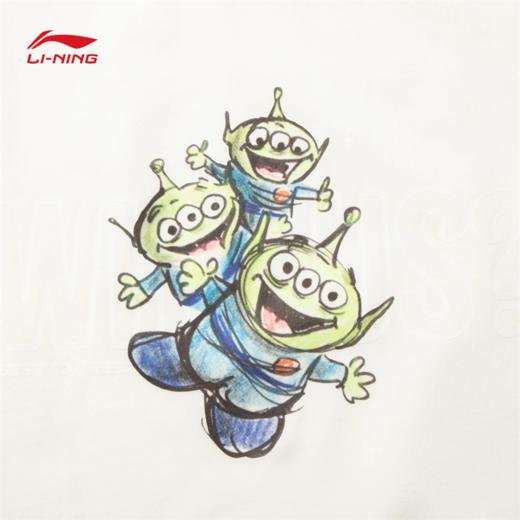 李宁迪士尼皮克斯玩具总动员联名系列男子冰感舒适吸湿排汗短袖文化衫AHSV685 商品图6