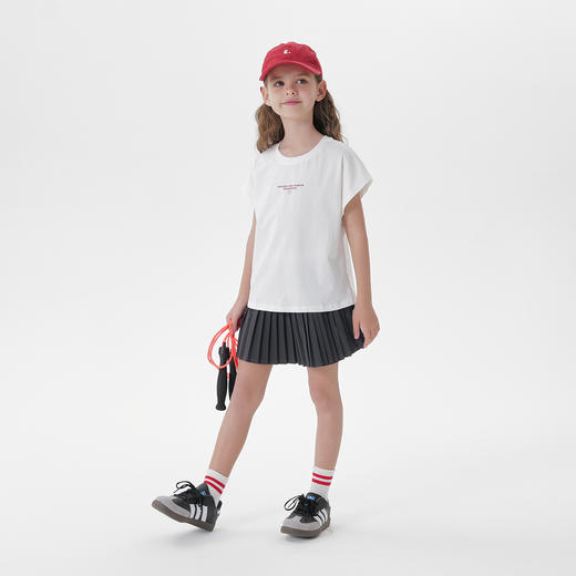 马克珍妮女童网球运动百褶裙裤儿童短裙裤子2025年夏装新款550622 商品图3