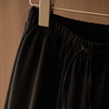 丁摩 桑蚕丝铜氨丝莫代尔抽绳垂顺显瘦直筒阔腿裤S189 商品缩略图3