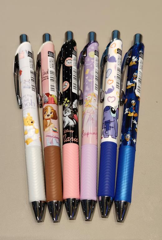 日本东京迪士尼限定中性笔/长发公主/维尼/史迪奇/唐老鸭/玛丽猫/流浪狗 商品图1
