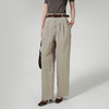ROMI STUDIO “自我风度”  %棉肤感捏褶直筒休闲裤 431K3048 商品缩略图0