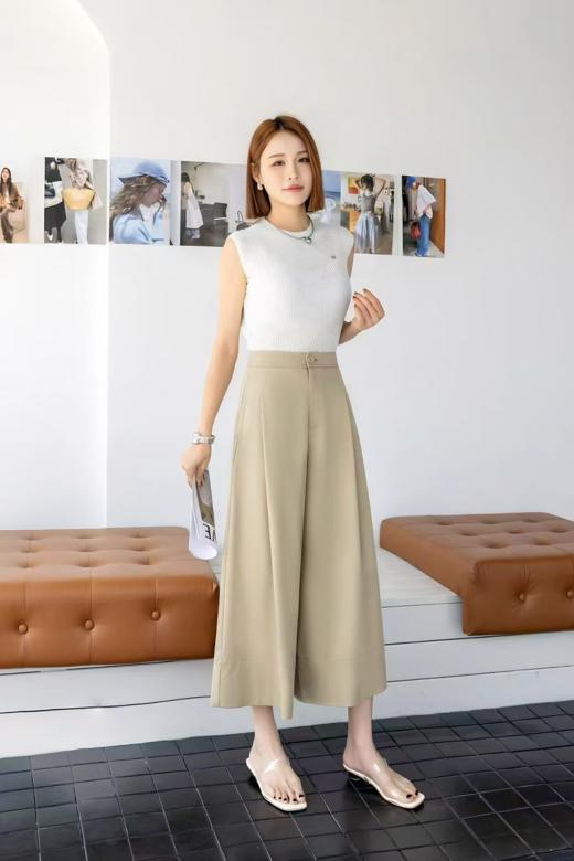 女装25春夏新品八分裤2235-E6250 商品图0