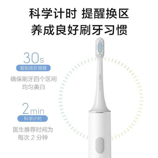 小米米家声波电动牙刷T300 白色 商品图2