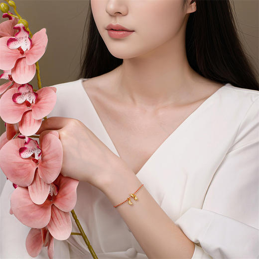 星月童话黄色18K金挂坠 马上有爱DIY手链挂坠女士礼物MEMORA诗普琳KB227702（线上专供） 商品图5