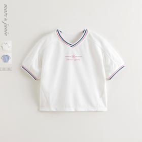 【弹力速干T】马克珍妮男童足球运动短袖T恤上衣夏装新款550603