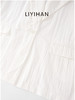 LIYIHAN沉梦 | 25春棉压褶西装外套白色西装小众设计宽松高级感 商品缩略图3