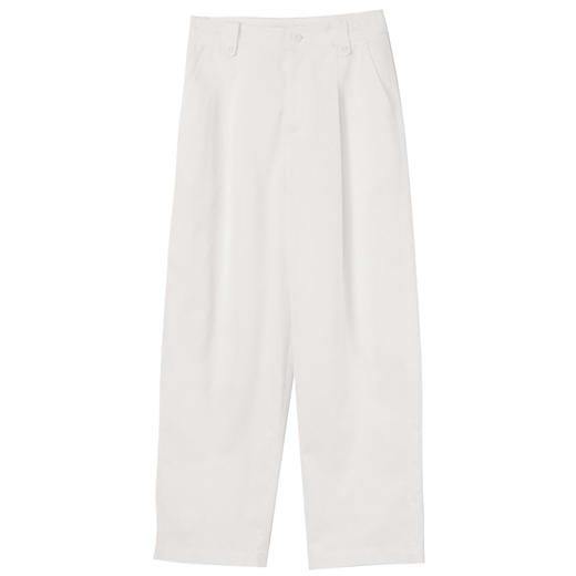 玳莎九分香蕉裤女2025年夏季新款白色简约通勤百搭显高显瘦休闲裤  FB36308 商品图4