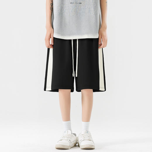 【DSL】大依优型大码短裤五分裤大号裤子弹力透气加肥加大夏季松紧腰宽松运动沙滩裤 商品图4