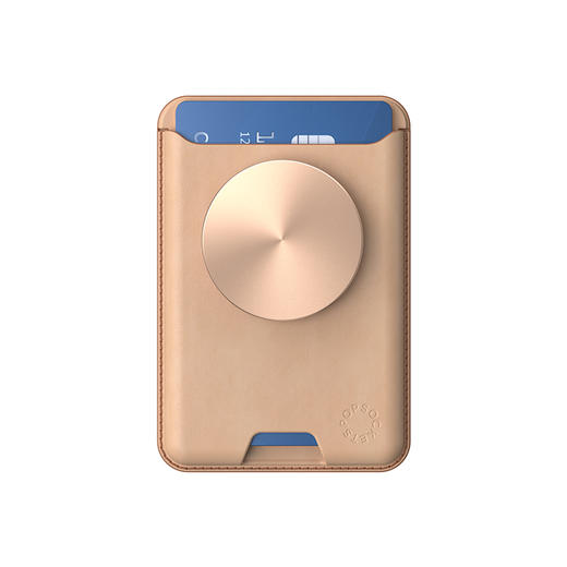 【绿洲物语】原木棕·MagSafe植物卡包 WALLET卡包 Wallet of Magsafe磁吸卡包系列 棕色 植物花卉 纹理 商品图3