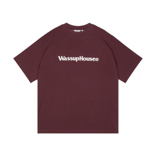 WassupHouse基础大LOGO印花短袖T恤 商品图8