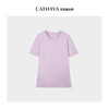 凯喜雅 女款高光真丝丝光棉圆领短袖T恤 商品缩略图1
