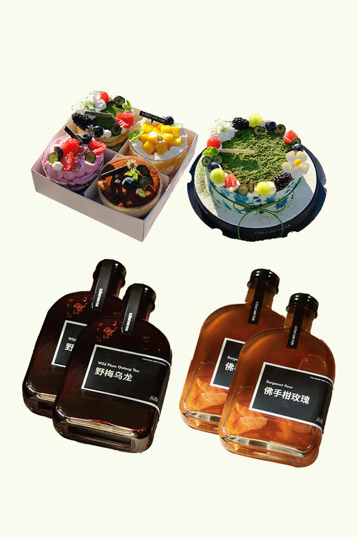 春游套餐：万物复苏+春游礼盒+2瓶拂手柑玫瑰+2瓶野莓乌龙 （6-10人） 商品图0