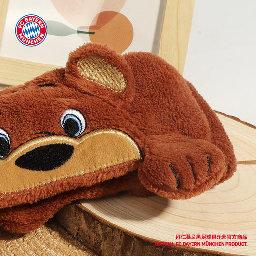 【官方正版】拜仁慕尼黑足球俱乐部丨伯尼毛绒棕色发带经典吉祥物可爱百搭球迷周边 商品图4