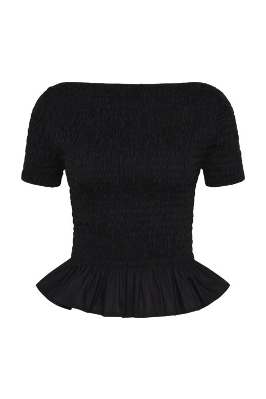 Faithfull The Brand - Deboni Top - Black - 女装 - 上衣 - 黑色 商品图0