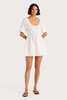 Faithfull The Brand - Sophia Mini Dress - White - 女装 - 连身裙 - 白色 商品缩略图1