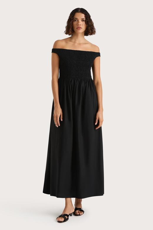 Faithfull The Brand - Fao Maxi Dress - Black - 女装 - 连身裙 - 黑色 商品图1