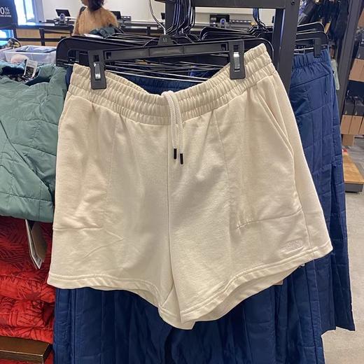 THE NORTH FACE/北面 女士刺绣款松紧腰纯色透气运动卫裤短裤 商品图0