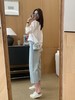 缪斯衬衫法式重工蕾丝花边拼接V领长袖衬衫 商品缩略图8