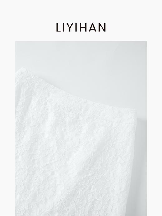 LIYIHAN花影丨25春新款蕾丝直筒中半裙内衬镂空舒适复古气质时尚 商品图2