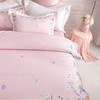 多喜爱 法式轻奢四件套-繁花雅韵(粉）【60S】【灵动刺绣】【礼盒包装】【芬纳诺抗菌】【法式拼边工艺】【专利床单】长绒棉·如丝顺滑 商品缩略图3