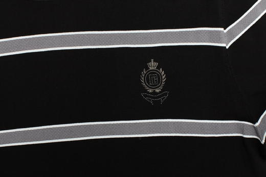 Marco Azzali 横条纹短袖针织衫 KK58298A2 商品图2