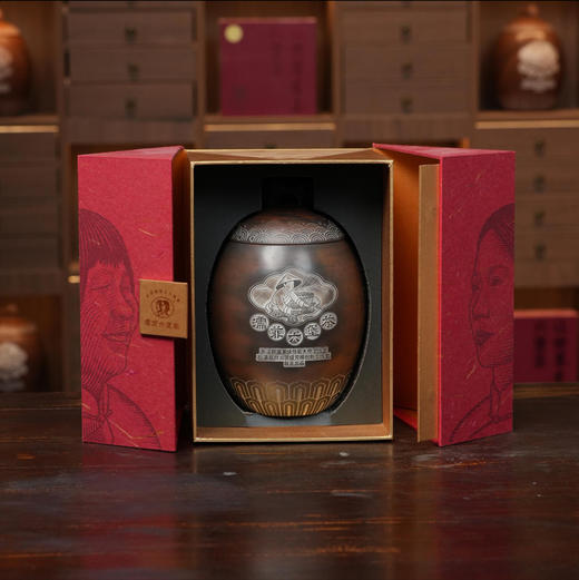 濡菲丨韦洁群1988·传统手作六堡茶500g 商品图1