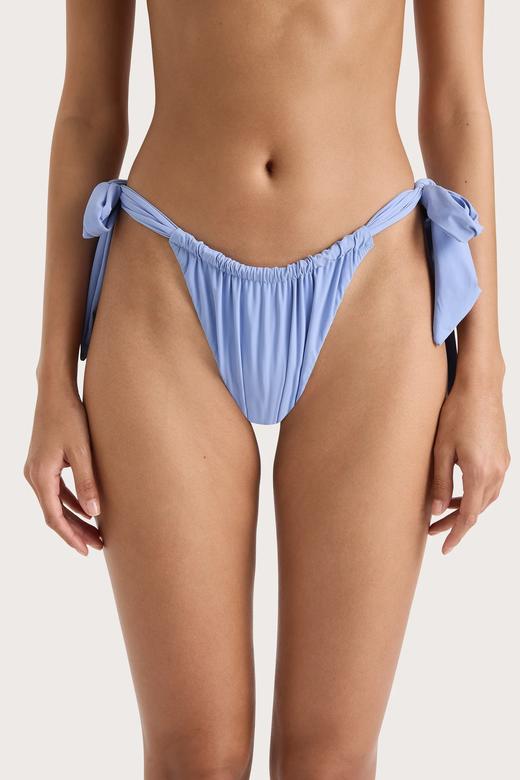 Faithfull The Brand - Costa Bikini Bottom - Blue - 女装 - 泳衣下装 - 蓝色 商品图1