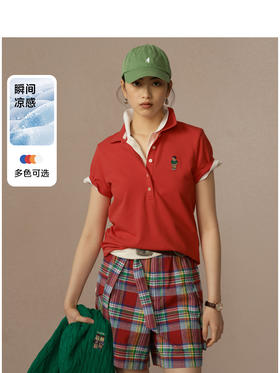 Teenie Weenie小熊卡通POLO衫T恤女夏季女t恤TTHW256504I