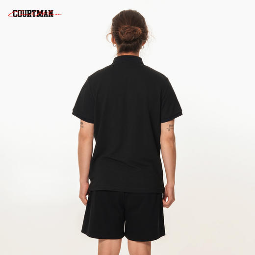 COURTMAM野球帝polo衫夏季新款男士翻领教练短袖运动T恤透气速干轻薄 商品图2