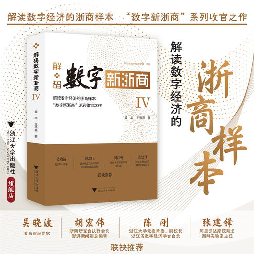 解码数字新浙商Ⅳ/浙江省数字经济学会出品/章丰/王逸嘉/浙江大学出版社 商品图0