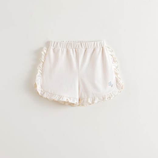 【凉感】马克珍妮女童甜美花边短裤宝宝裤子2025年夏装新款550796 商品图2