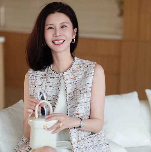 【à perles】意大利进口面料粗花呢小香风马甲 商品图5