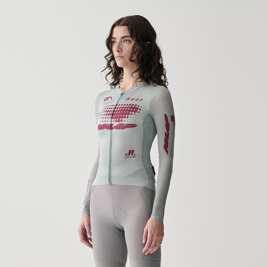 MAAP 女士 Aether Pro Air LS Jersey 3.0 竞速灰 长袖骑行服 商品图0