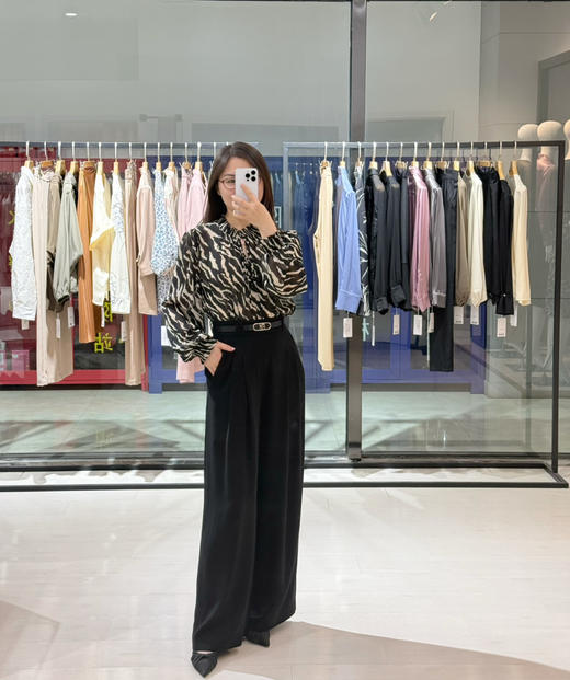 设计师系列高腰阔腿裤 商品图3