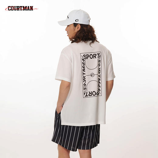 COURTMAN野球帝美式投篮服运动休闲T恤男女同款篮球短袖球场系列 商品图2
